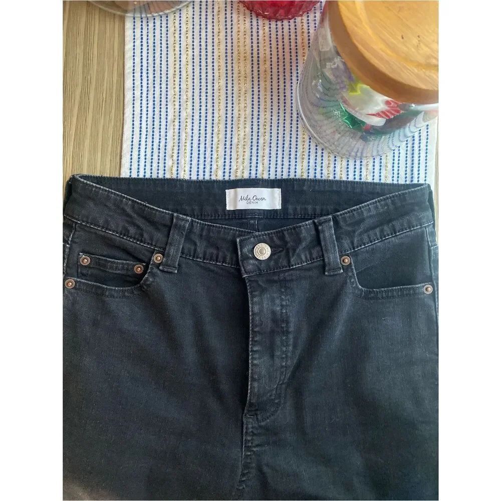 Mila Owen Denim Pants Black Denim Sz 1 US Small - Picture 4 of 11
